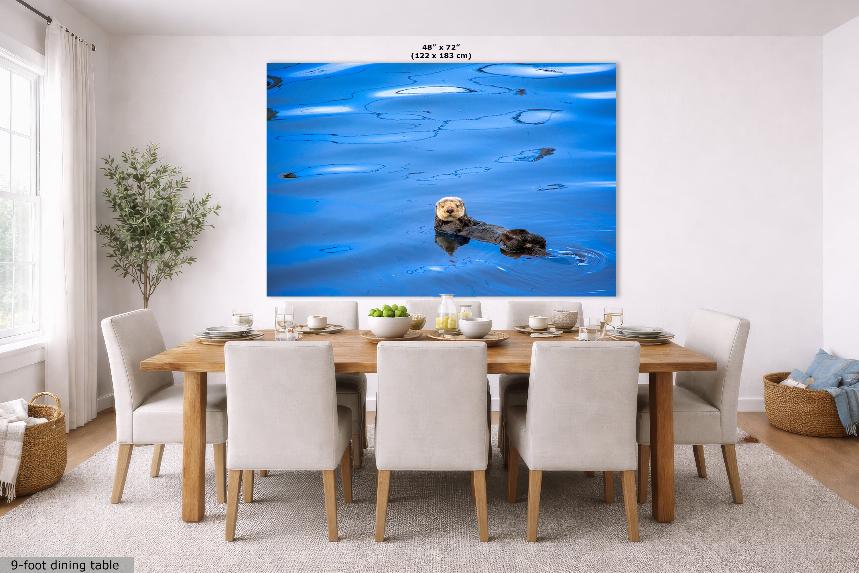 Ocean Picture Limited Edition Fine Art Print – Sea Otter Wildlife Photography Nature Photo