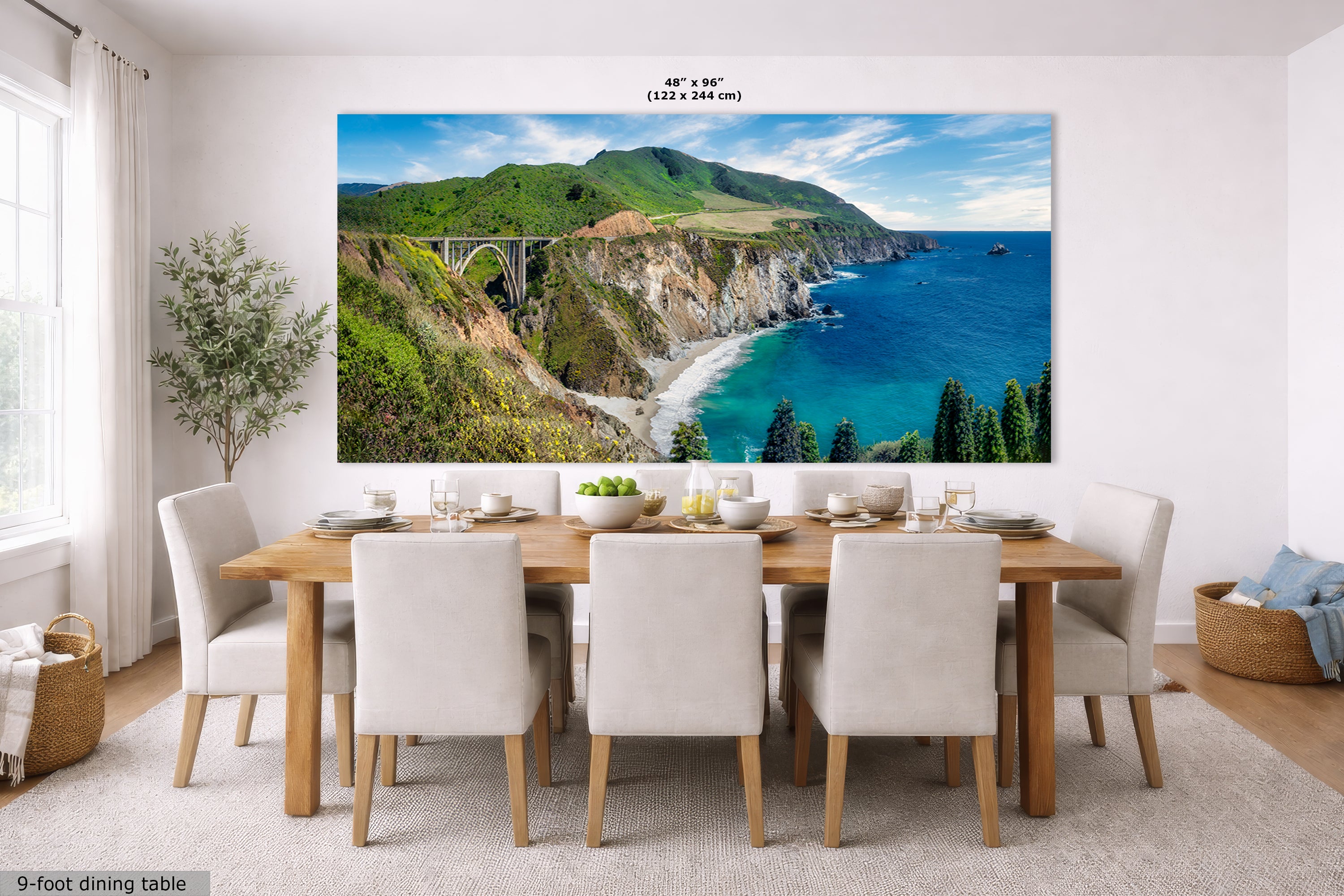 Limited Edition Fine Art Photography Ocean Picture, Bixby Bridge Big Sur California Coastline