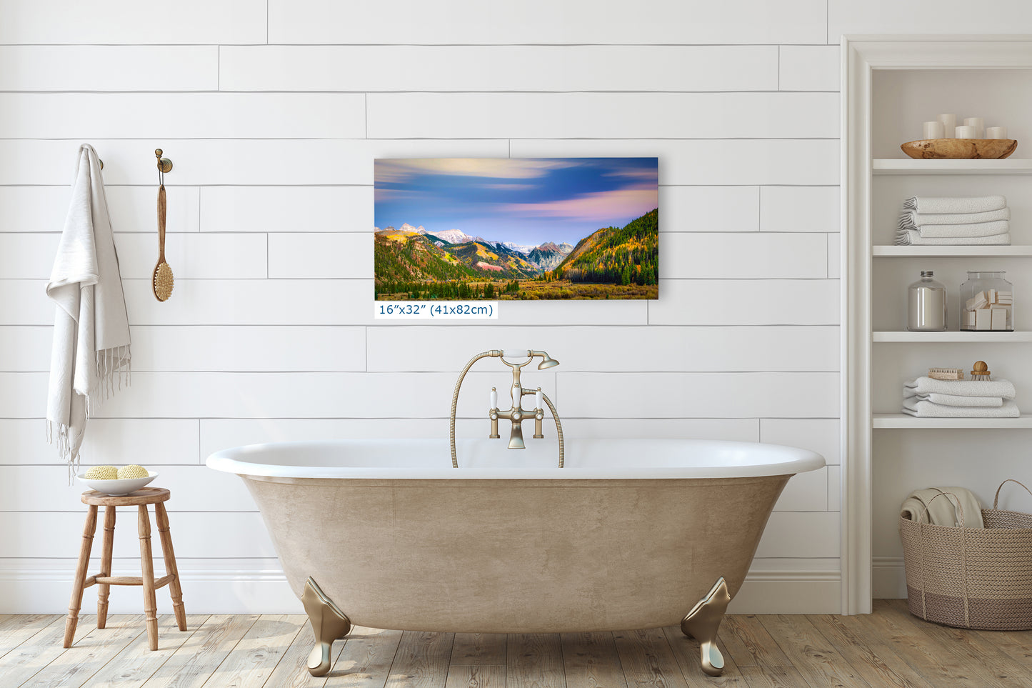 Telluride Colorado San Juan Mountain Picture, Fall Colors Aspen Trees Forest Picture Nature Photo for Relaxation Artwork, Meditation and House Decor