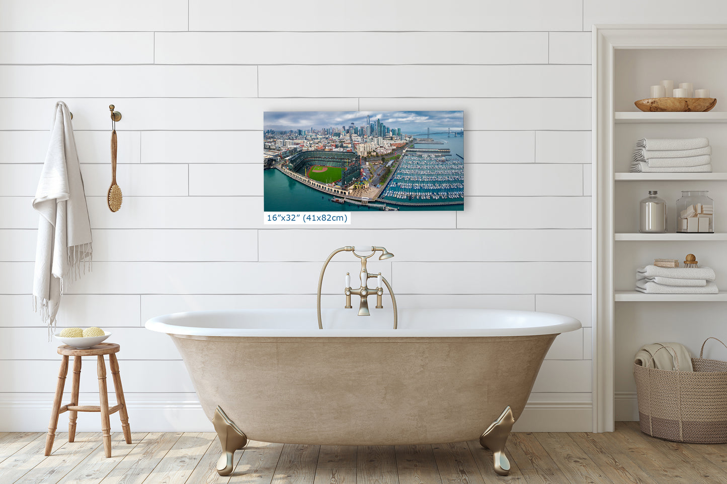 San Francisco Giants Baseball Stadium, Oracle Park Canvas Print