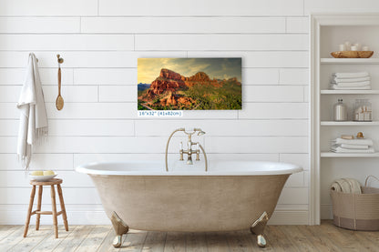 Chapel of the Holy Cross Sedona Arizona Desert Picture, Southwestern Wall Art, Catholic Church Decor, Canvas Print, Office or Home Wall Art