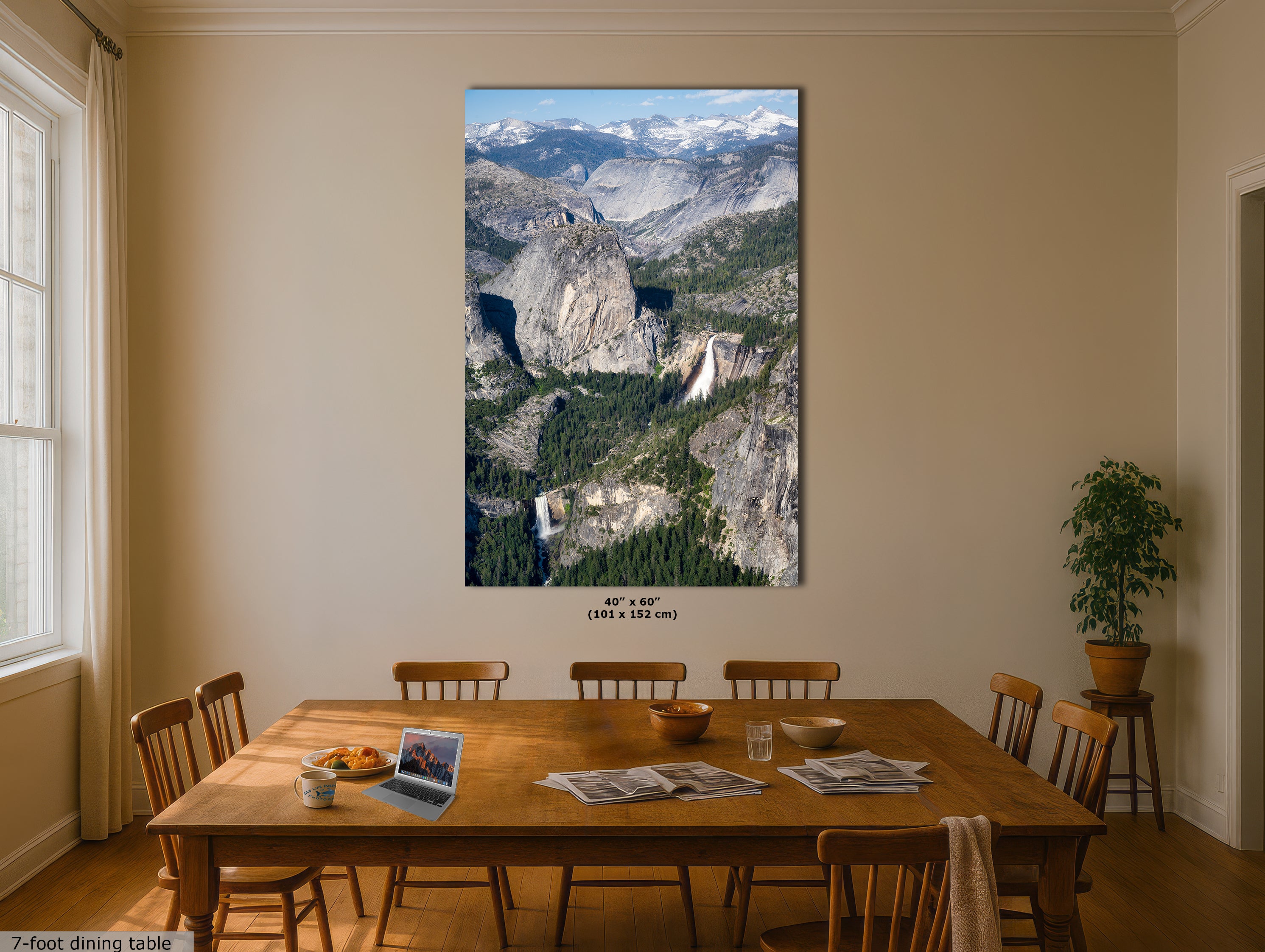 Yosemite Wall Art, Glacier Point Mountain Landscape Nature Photo