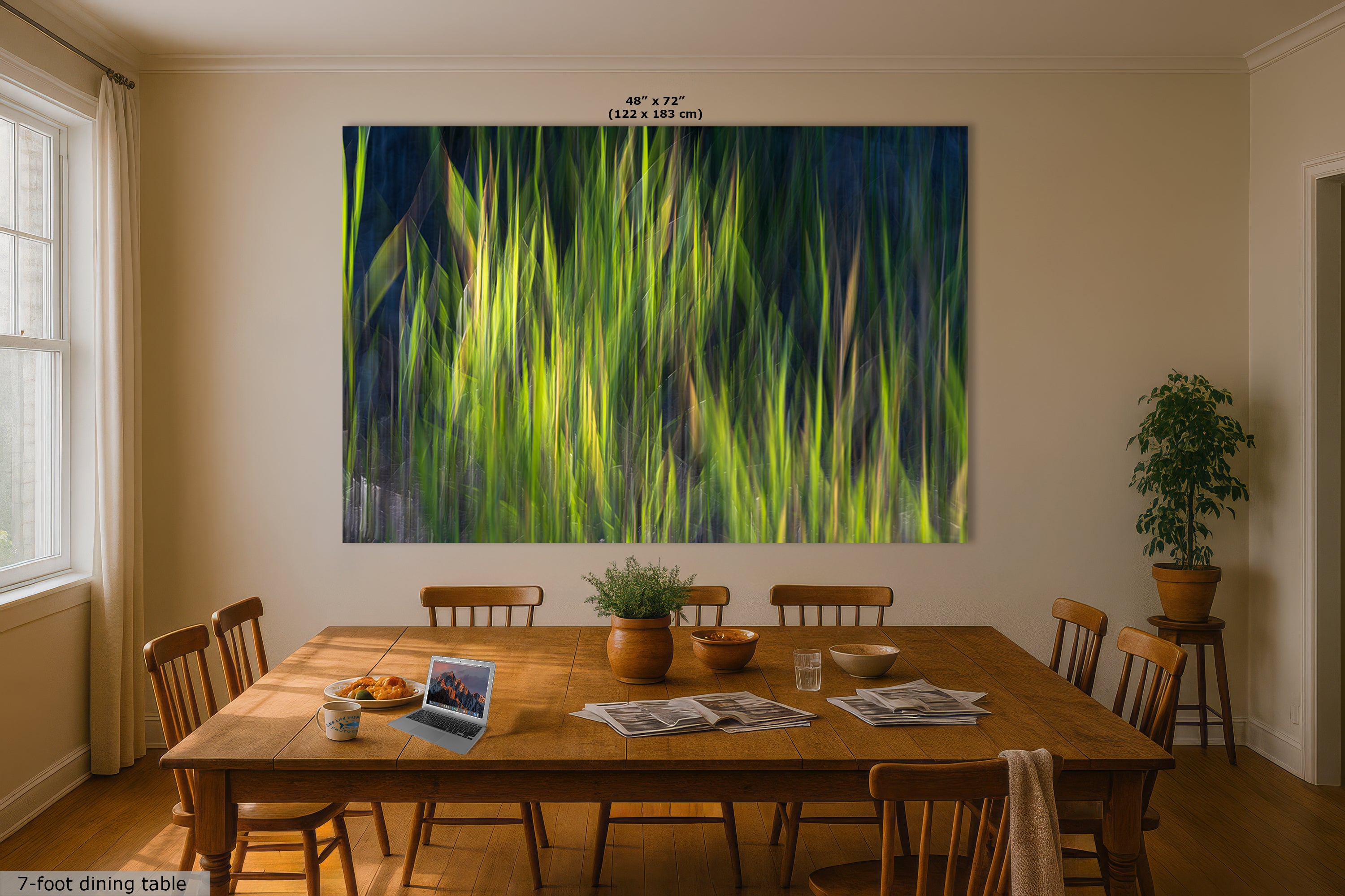 Sage Green Abstract Art Nature Photo