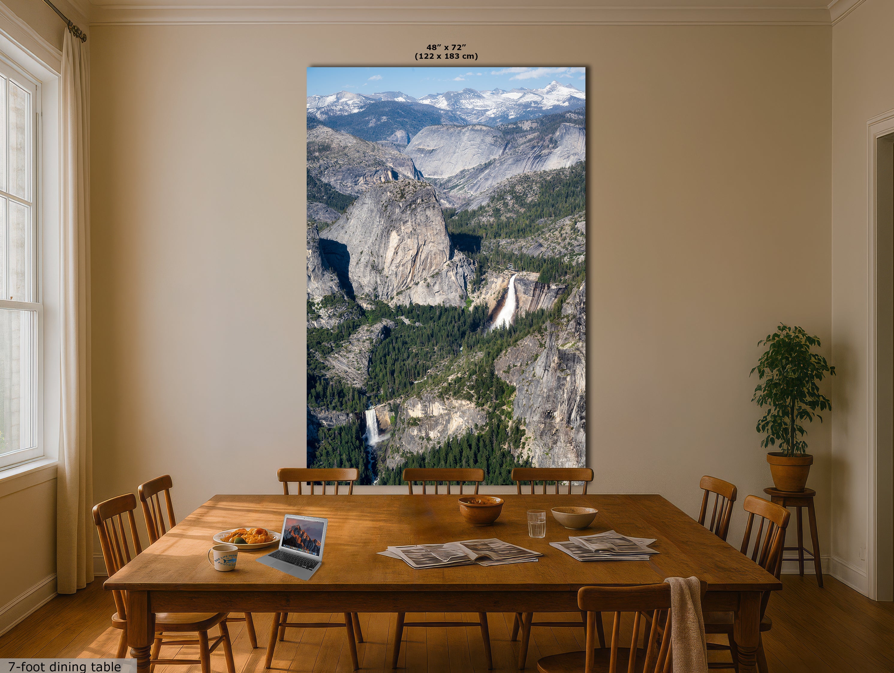 Yosemite Wall Art, Glacier Point Mountain Landscape Nature Photo