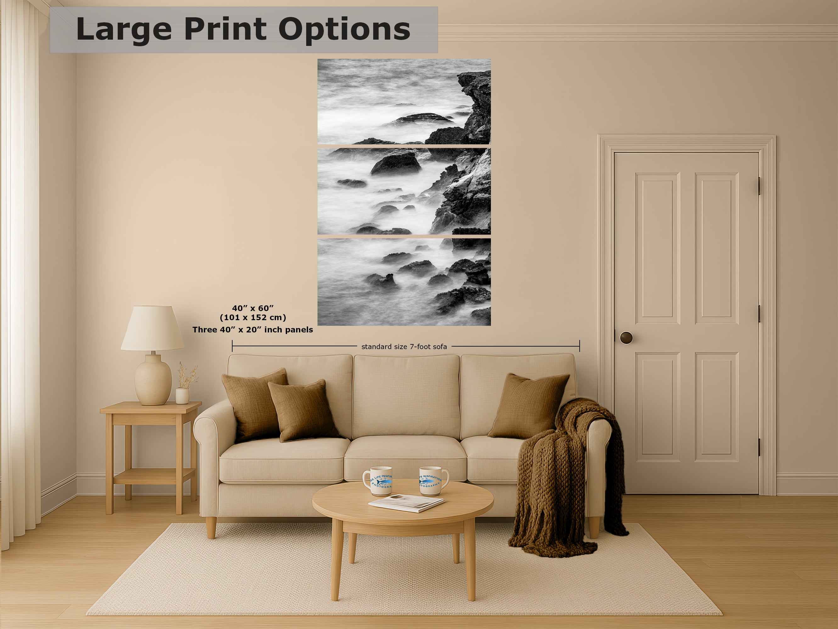 Limited Edition Fine Art Photography, Abstract Ocean Picture California Shoreline