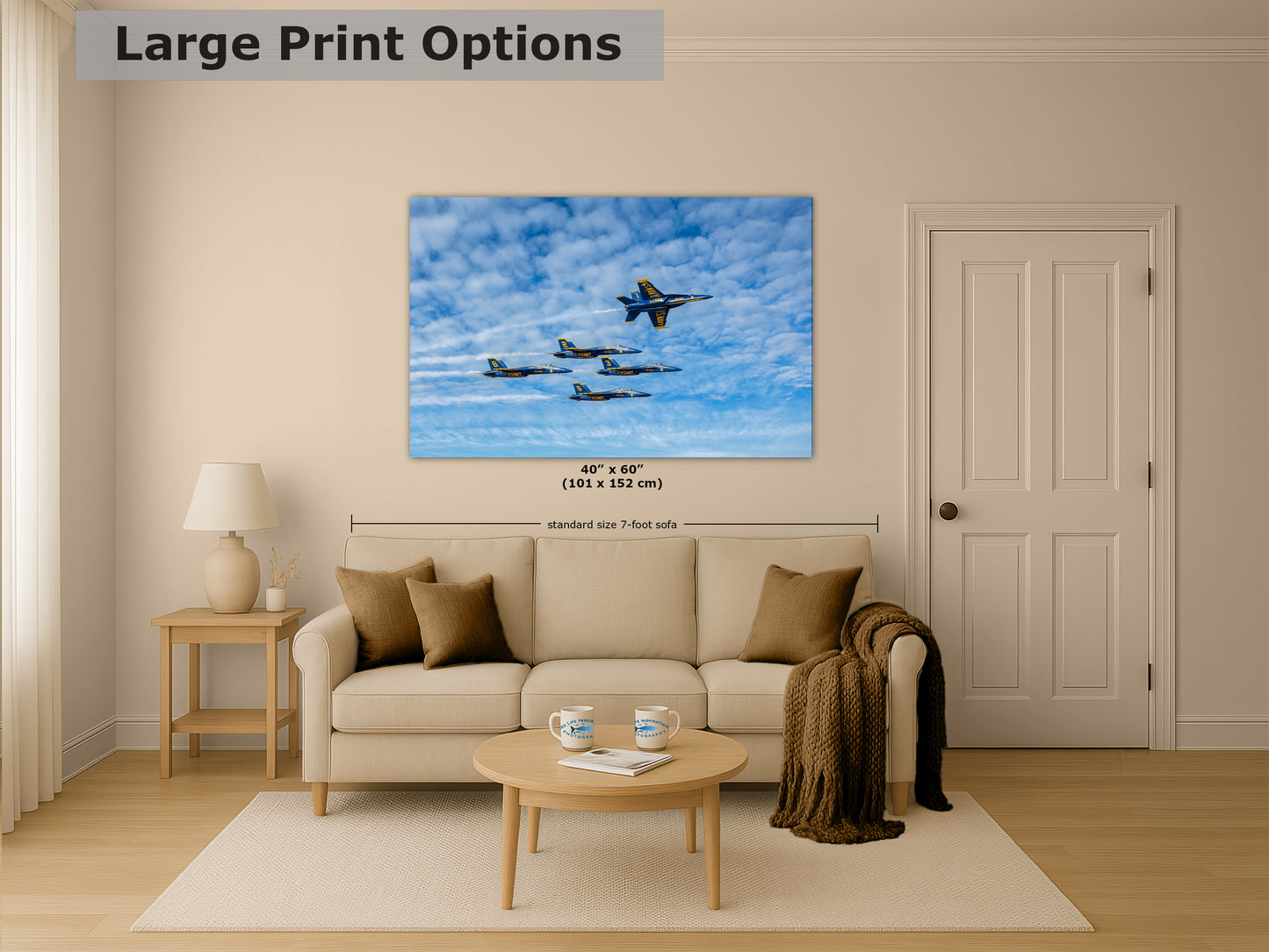 Blue Angels Aviation Artwork, FA-18 Super Hornet Military Aircraft Print