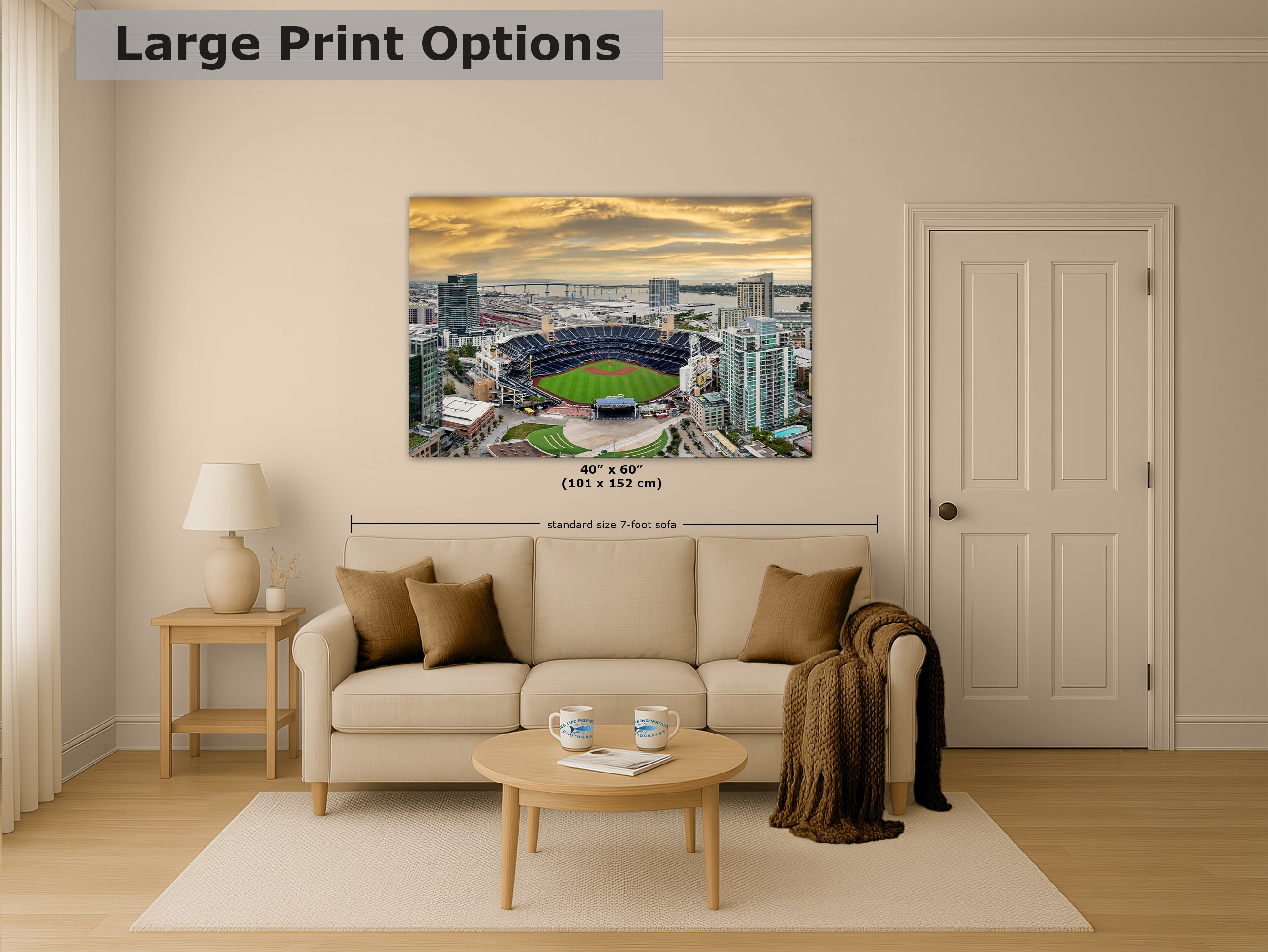 San Diego Padres Baseball Stadium Petco Park Sunset Canvas Print
