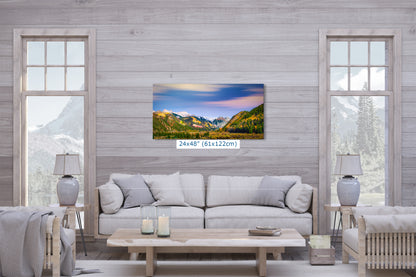 Telluride Colorado San Juan Mountain Picture, Fall Colors Aspen Trees Forest Picture Nature Photo for Relaxation Artwork, Meditation and House Decor