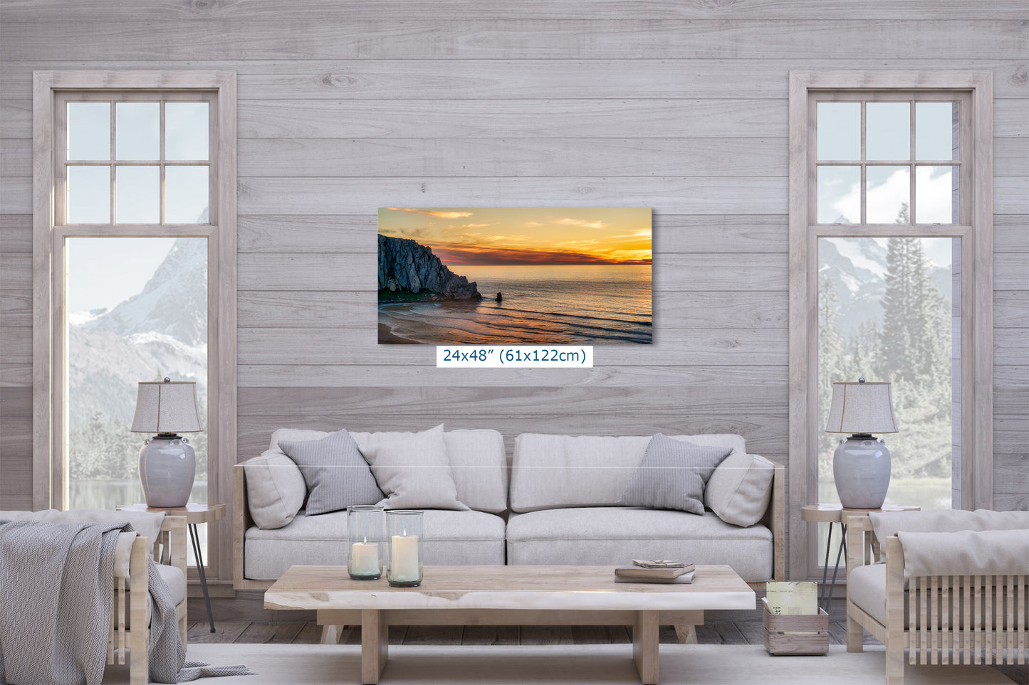 Morro Bay California Coastline Ocean Picture Nature Photo, Morro Rock Aerial Sunset Coastal Relaxation Artwork, Dorm Room, Office & House Decor