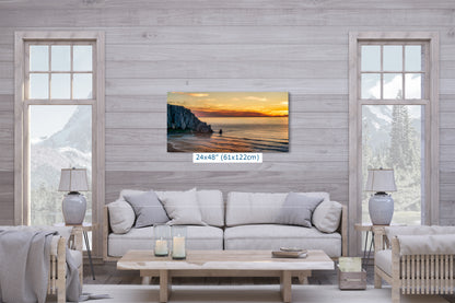 Morro Bay California Coastline Ocean Picture Nature Photo, Morro Rock Aerial Sunset Coastal Relaxation Artwork, Dorm Room, Office & House Decor