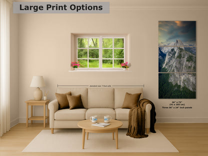 Half Dome Wall Art, Yosemite National Park Nature Photo