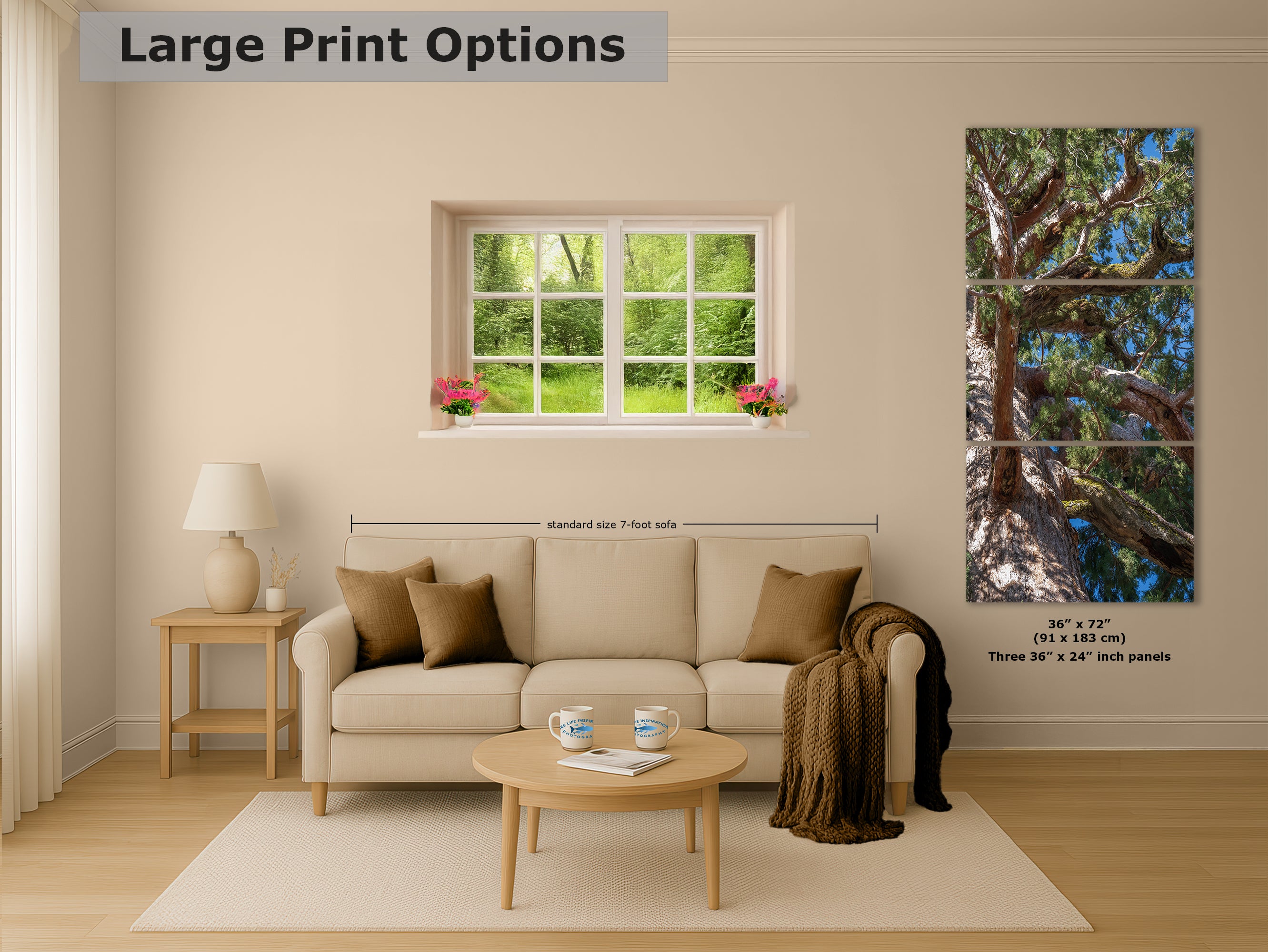 Giant Sequoia Tree Forest Picture Nature Photo, Yosemite Mariposa Grove Redwood Trees, Forest Bathing Relaxation Artwork for Nature Lovers