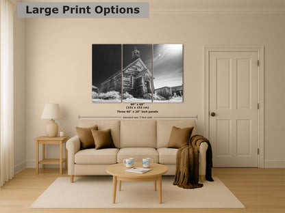 Bodie Ghost Town Western Decor | Abandoned Forgotten Towns | Black and White Historic California Photography