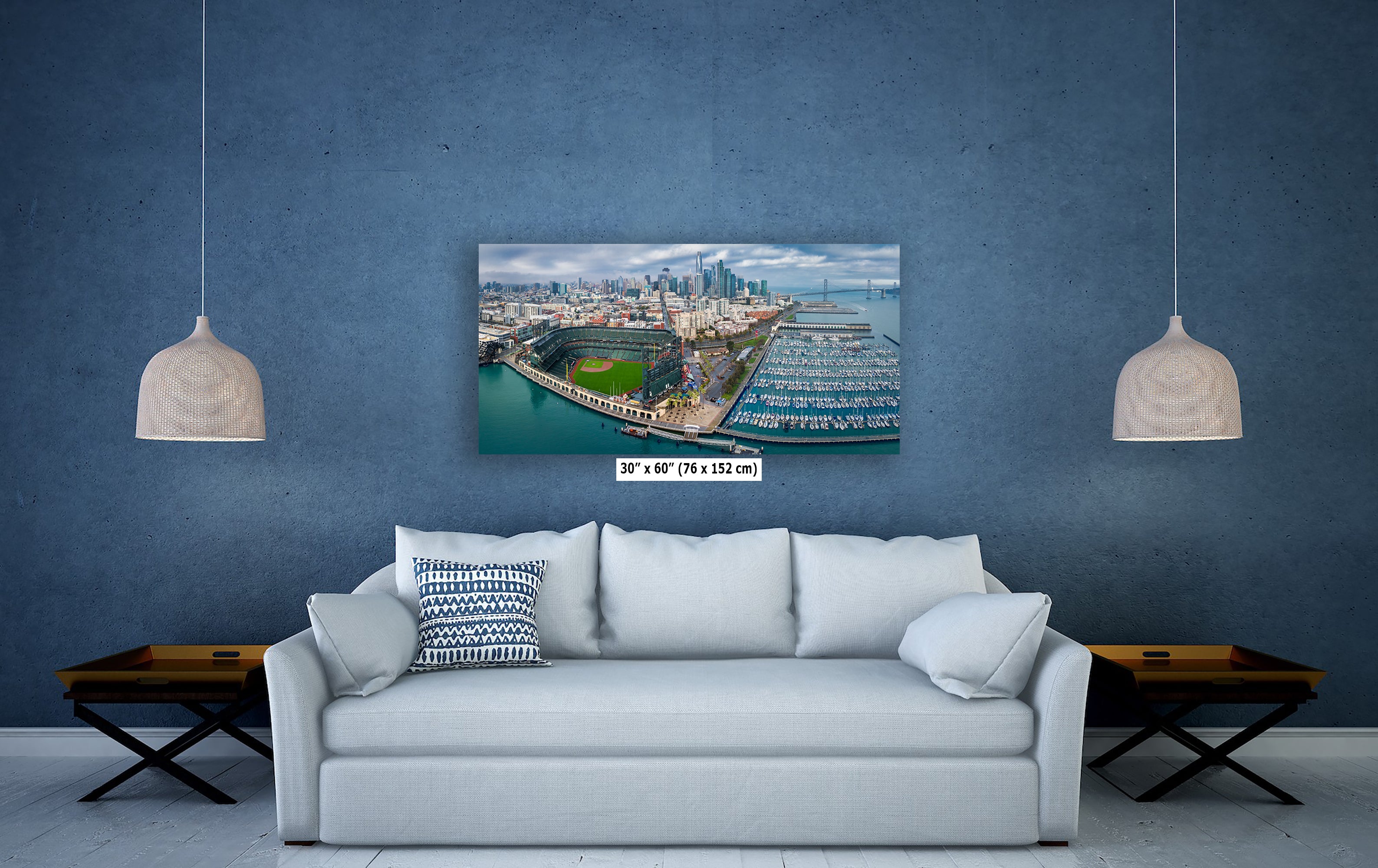 San Francisco Giants Baseball Stadium, Oracle Park Canvas Print