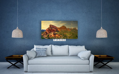 Chapel of the Holy Cross Sedona Arizona Desert Picture, Southwestern Wall Art, Catholic Church Decor, Canvas Print, Office or Home Wall Art