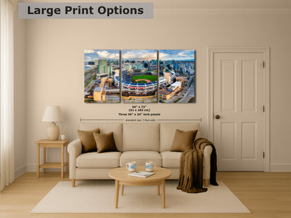 Petco Park Wall Art, San Diego Padres Skyline Print, MLB Stadium Decor
