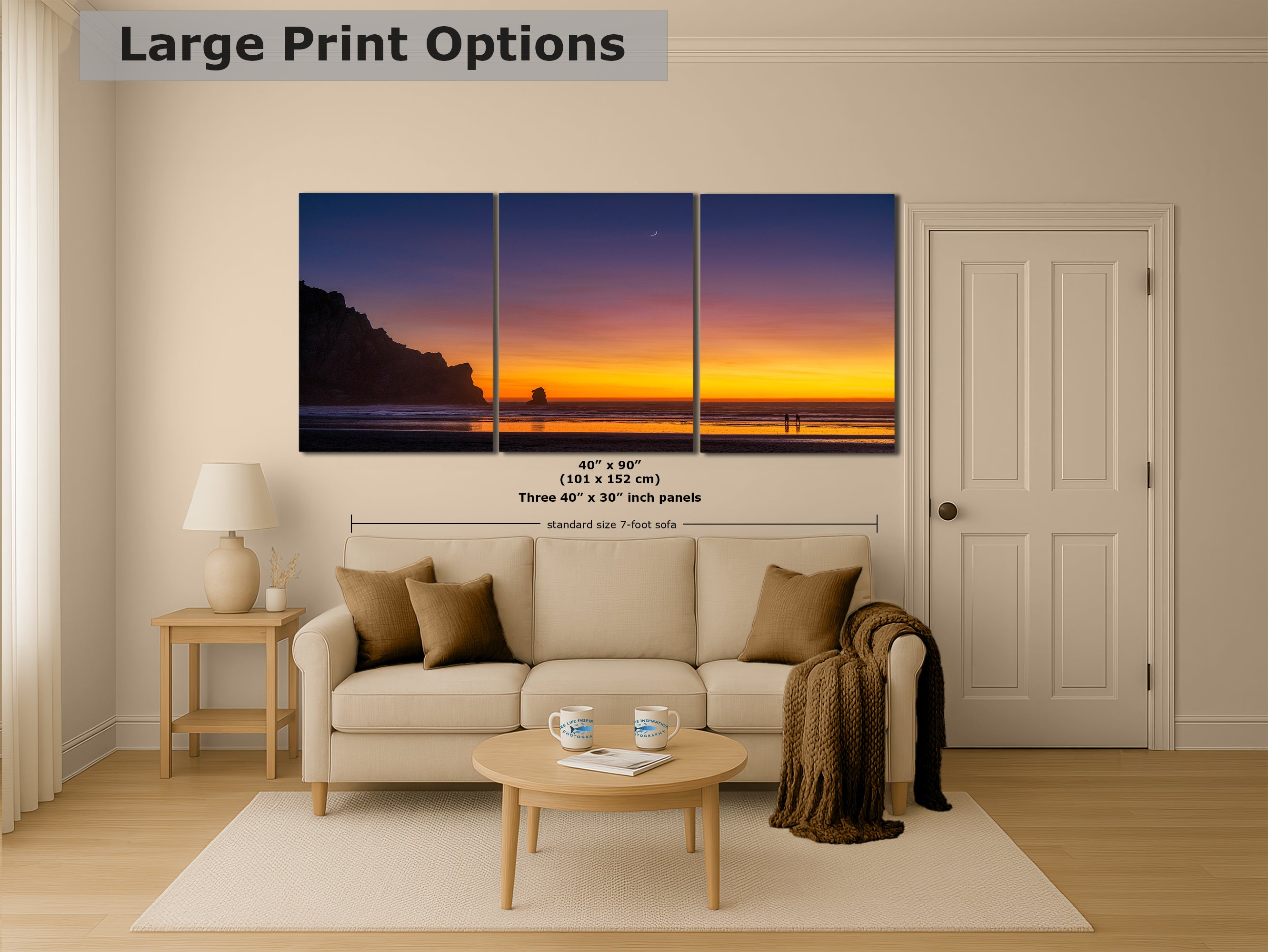 Morro Bay California Coastline Ocean Picture Nature Photo, Morro Rock Sunset Coastal Relaxation Artwork, Dorm Room, Office & House Decor