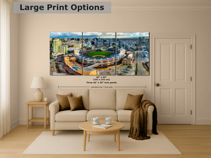 San Diego Padres Art, Petco Park Print MLB Stadium Baseball Fan Decor