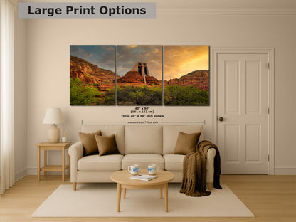 Chapel of the Holy Cross Sedona Arizona Desert Picture, Southwestern Wall Art, Church Landscape Print, Office Decor, Cubicle & Home Wall Art