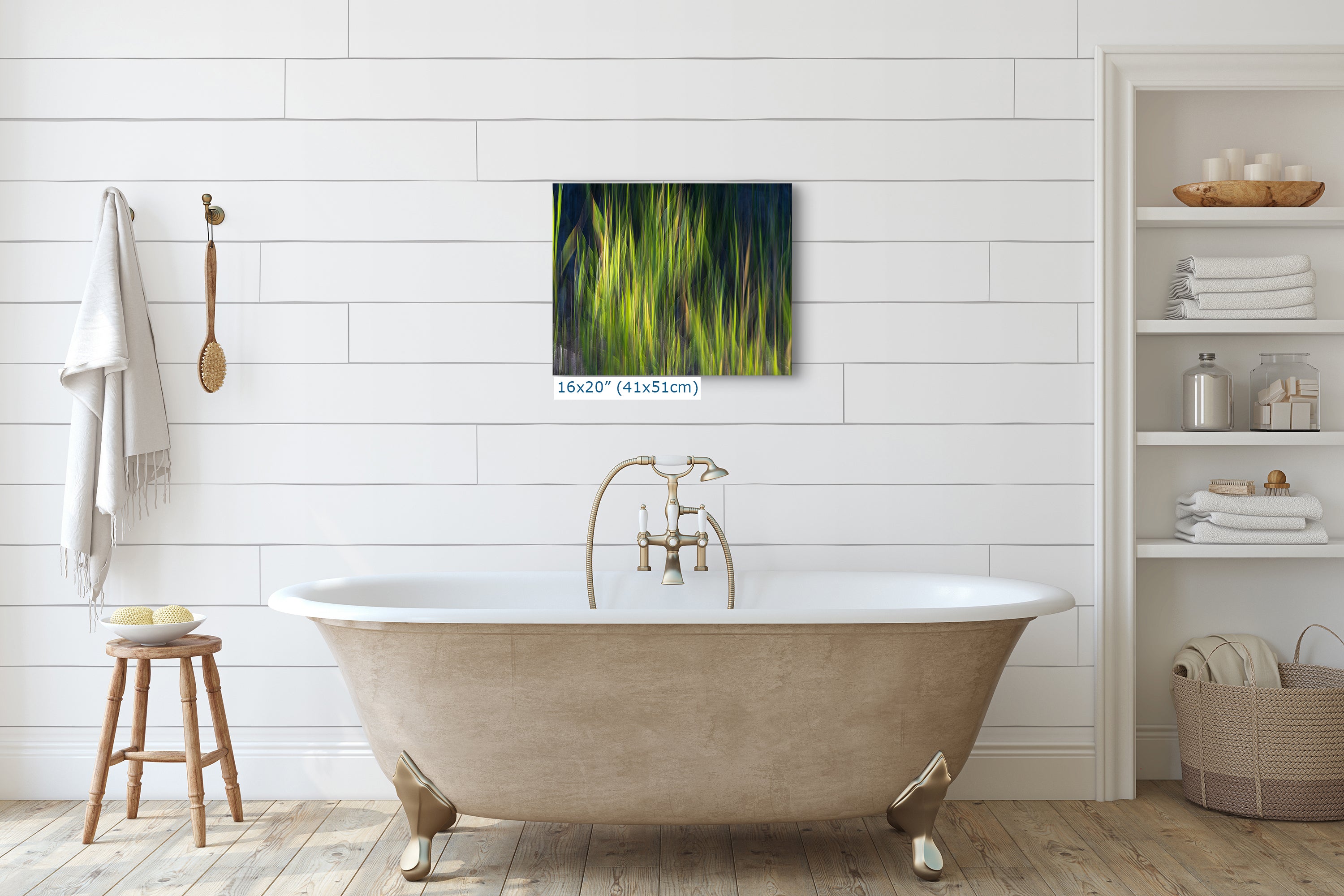 Sage Green Abstract Art Nature Photo