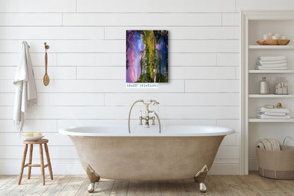 Mirror Lake Yosemite National Park Mountain Picture Nature Photo Relaxation Artwork of Mt. Watkins for Meditation, Office, and House Decor