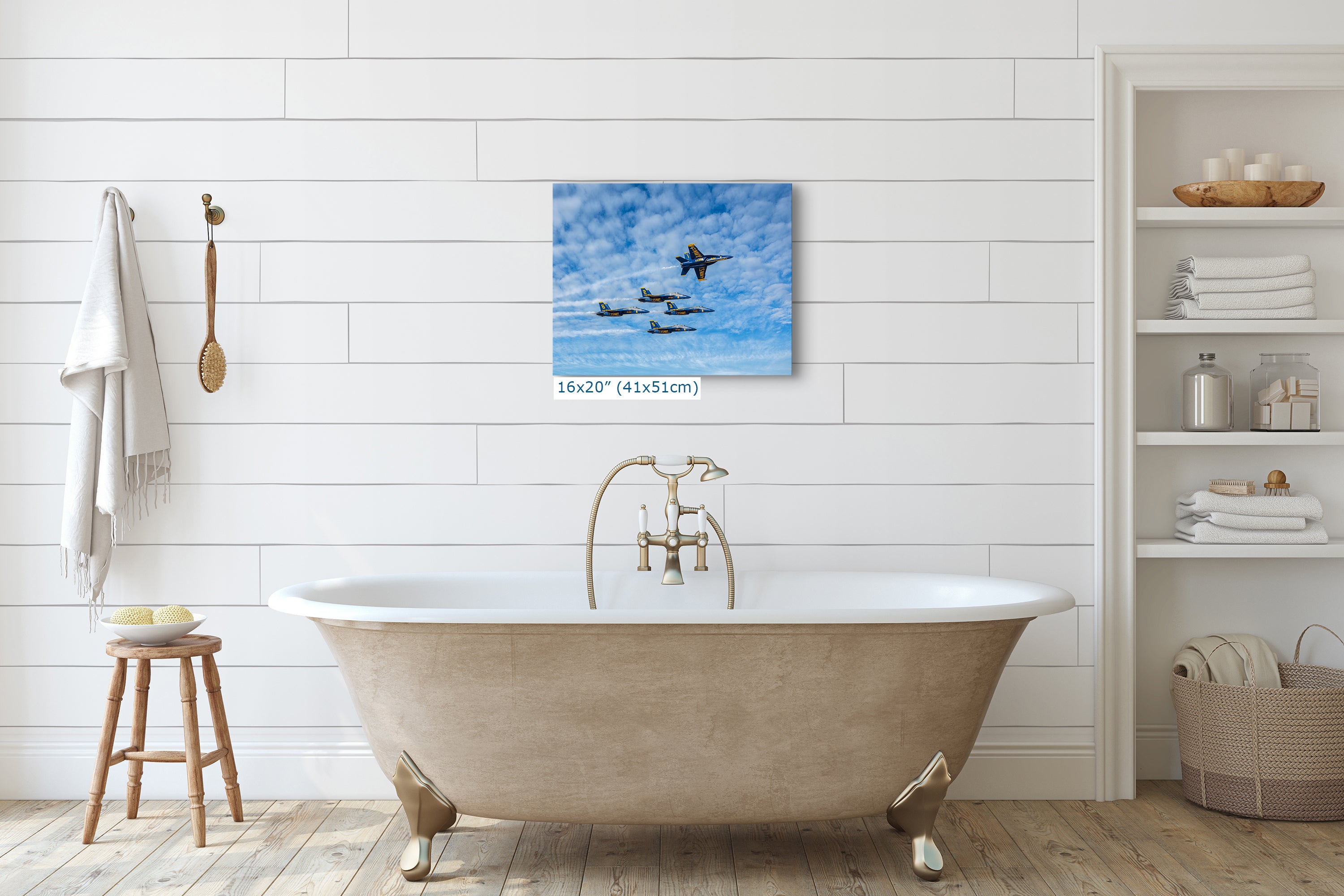 Blue Angels Aviation Artwork, FA-18 Super Hornet Military Aircraft Print