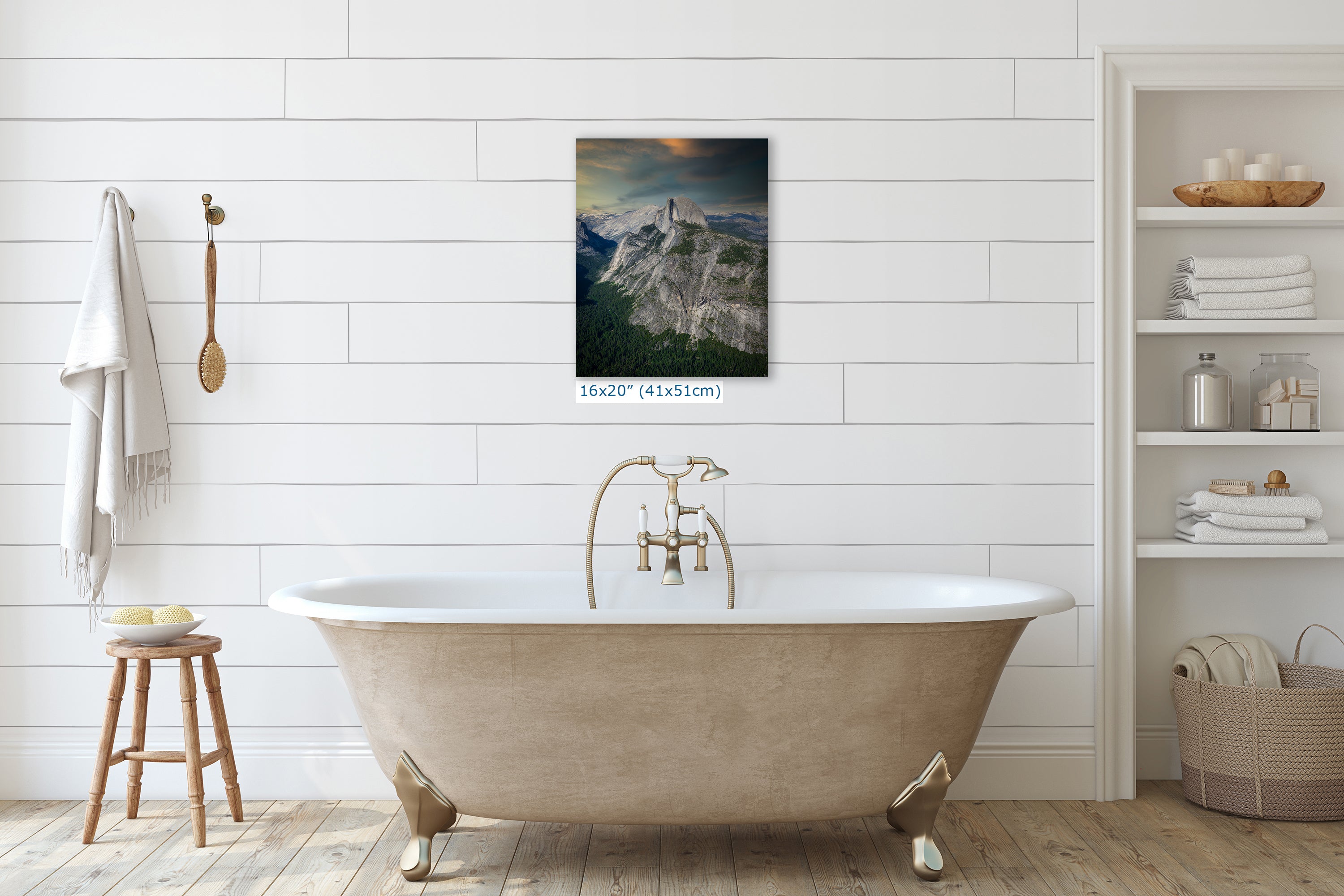 Half Dome Wall Art, Yosemite National Park Nature Photo