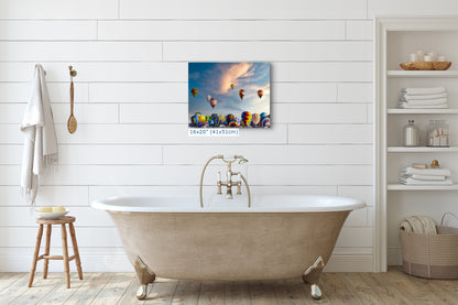 Hot Air Balloon Festival Mass Ascension Photo | Albuquerque New Mexico Balloon Fiesta Wall Art | Office, Cubicle & House Decor