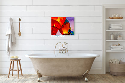 Hot Air Balloon Festival Morning Glow Photo | Albuquerque New Mexico Balloon Fiesta Wall Art | Office, Cubicle & House Decor