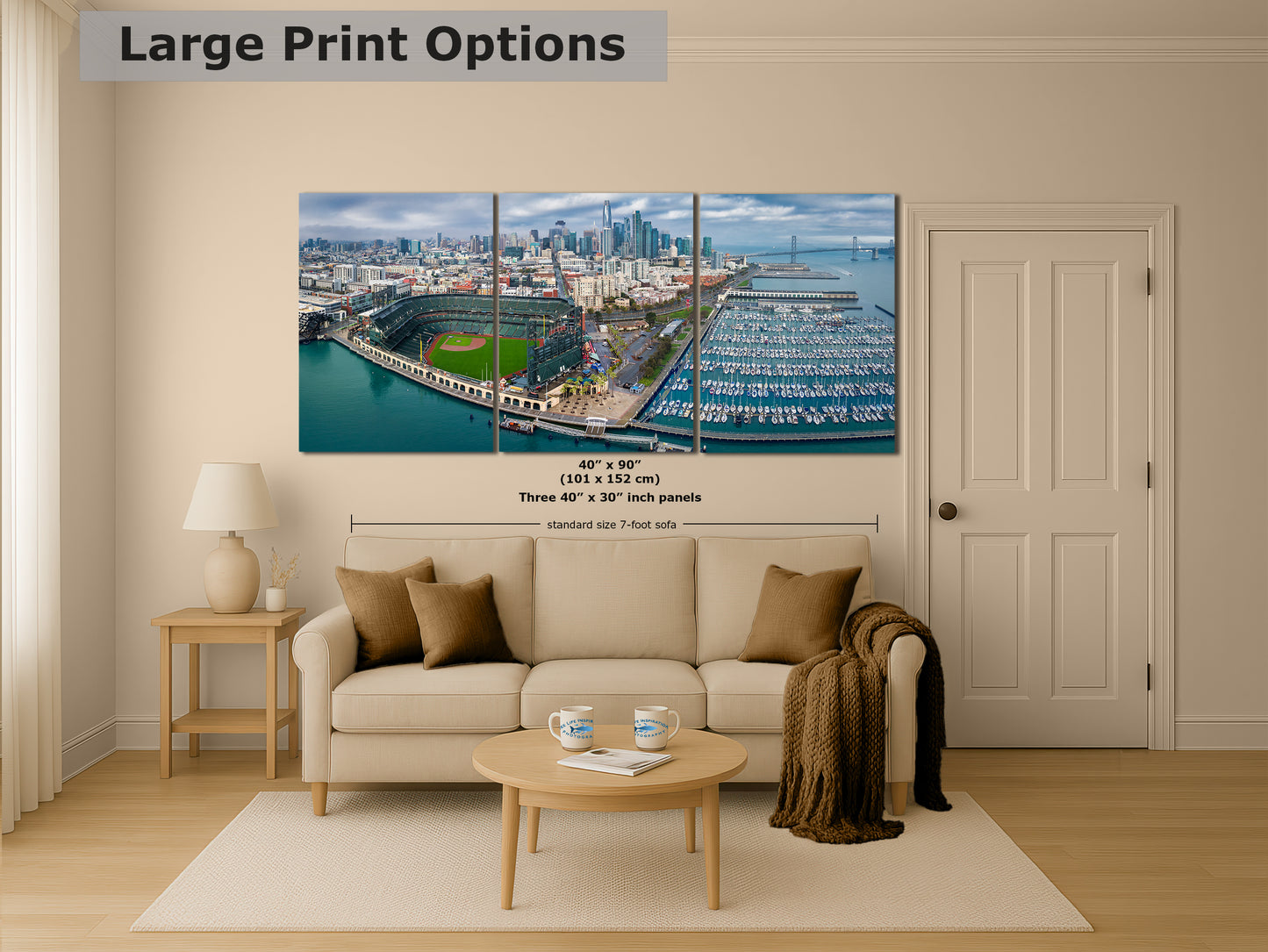 San Francisco Giants Baseball Stadium, Oracle Park Canvas Print