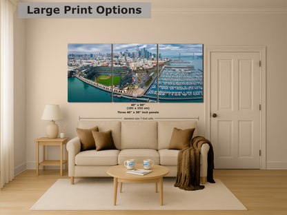 San Francisco Giants Baseball Stadium, Oracle Park Canvas Print