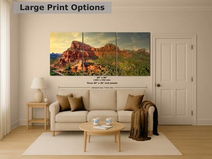 Chapel of the Holy Cross Sedona Arizona Desert Picture, Southwestern Wall Art, Catholic Church Decor, Canvas Print, Office or Home Wall Art