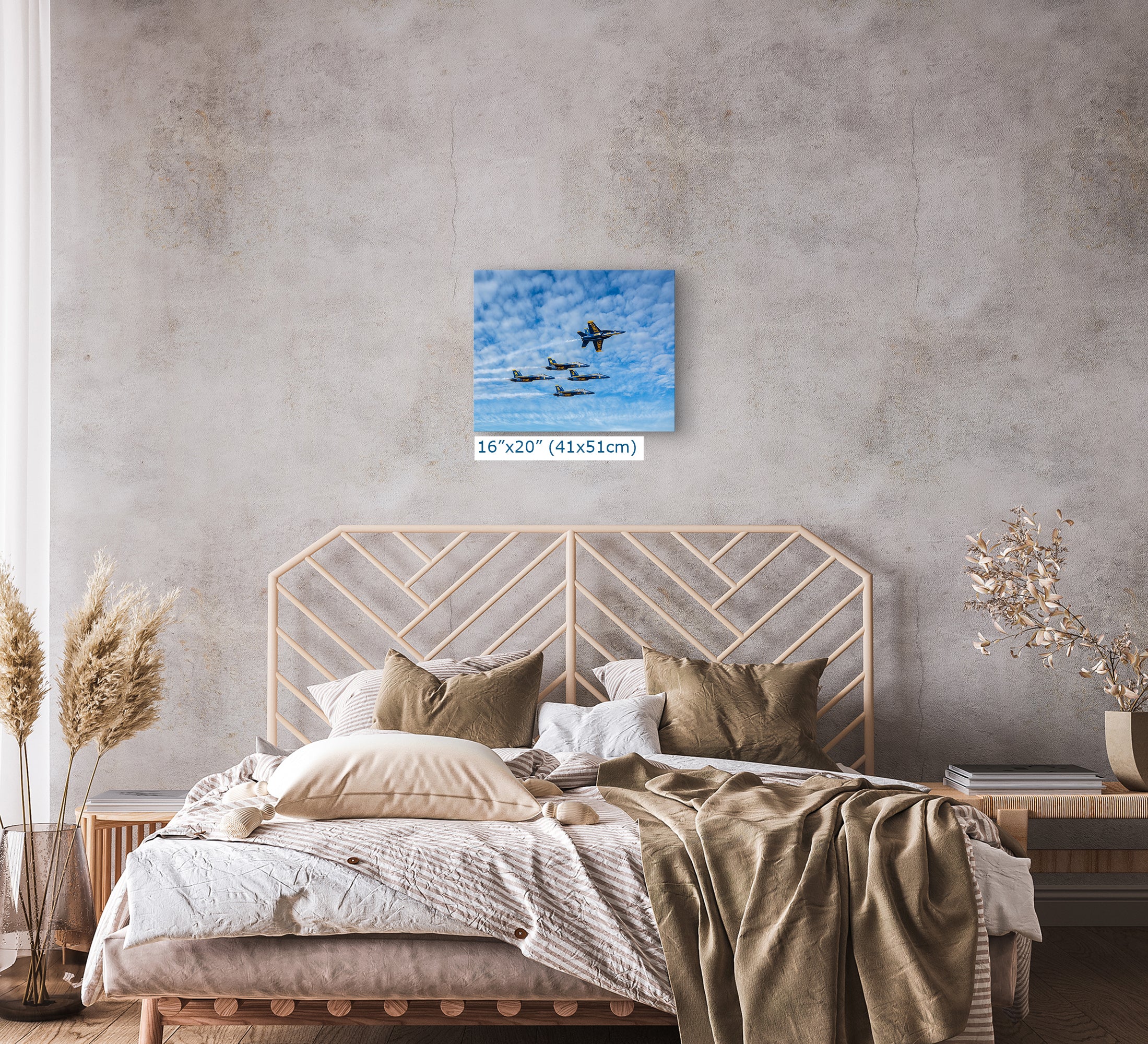 Blue Angels Aviation Artwork, FA-18 Super Hornet Military Aircraft Print