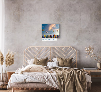 Hot Air Balloon Festival Mass Ascension Photo | Albuquerque New Mexico Balloon Fiesta Wall Art | Office, Cubicle & House Decor