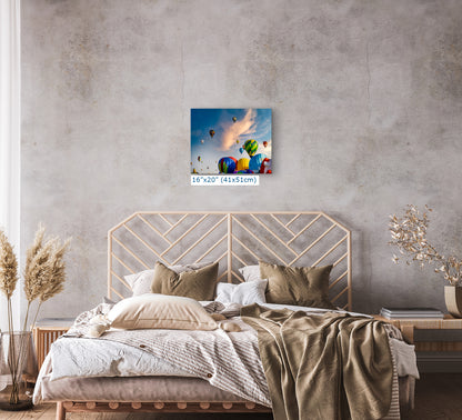 Hot Air Balloon Festival | Albuquerque New Mexico Balloon Fiesta Wall Art | Office, Cubicle & House Decor