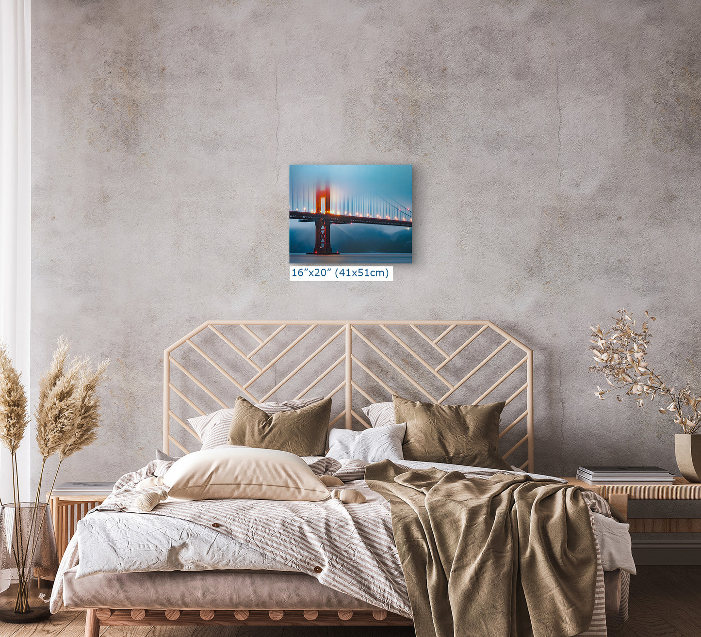 San Francisco Golden Gate Bridge Picture | Romantic Fine Art Photography for Living, Dining, Dorm, or Office