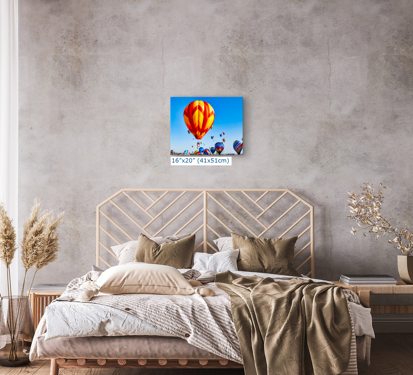 Hot Air Balloon Festival Mass Ascension | Albuquerque New Mexico Balloon Fiesta Wall Art | Office, Cubicle & House Decor