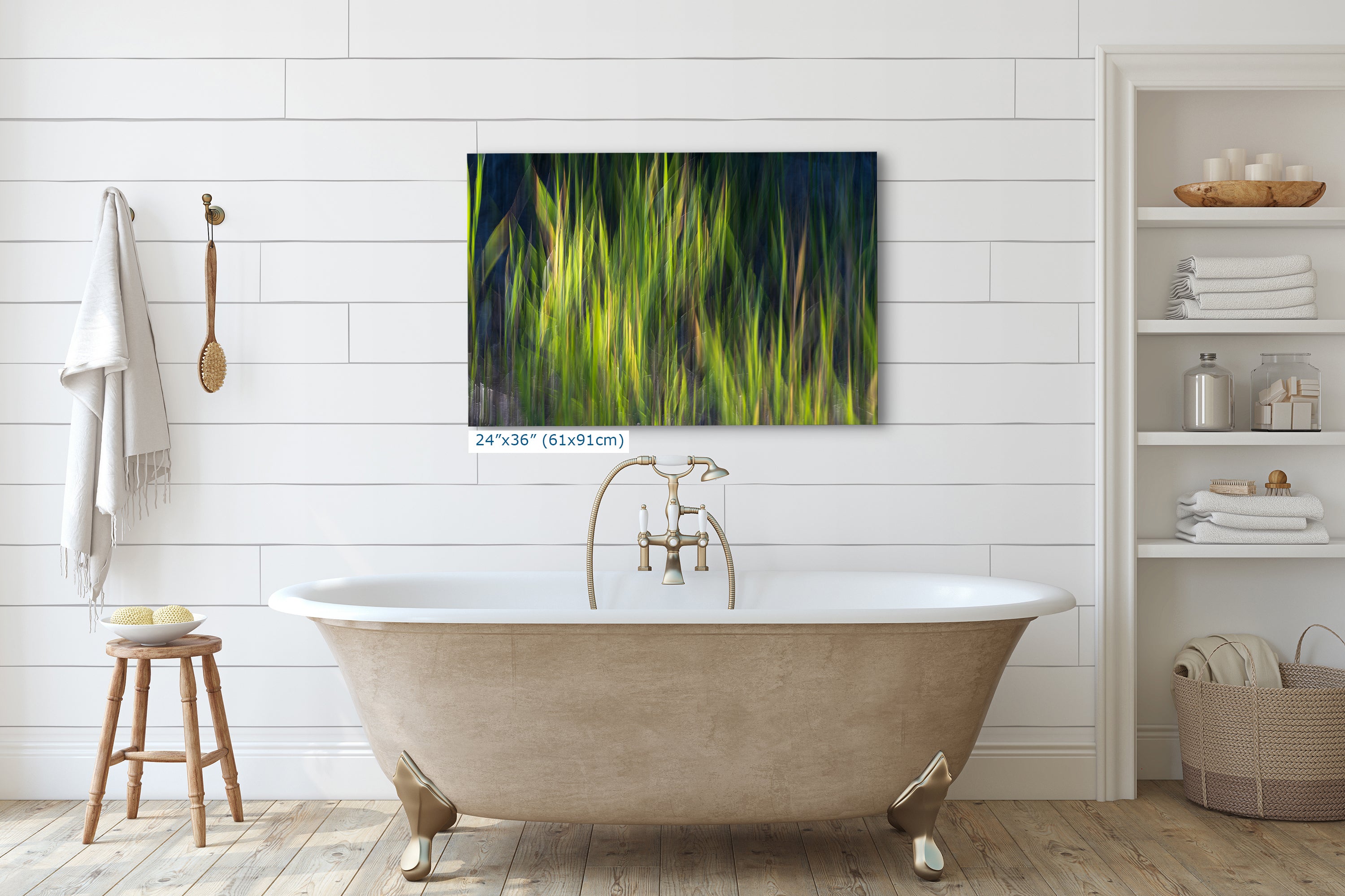 Sage Green Abstract Art Nature Photo