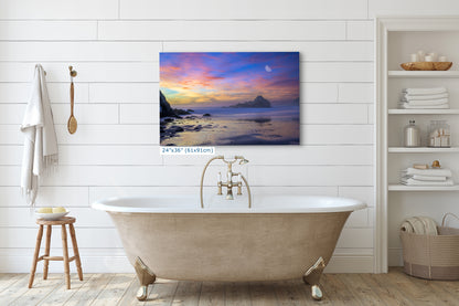Pfeiffer Beach Sunset, Big Sur California Coastline Ocean Picture Nature Photo, Relaxation Artwork, Meditation, Office House Decor