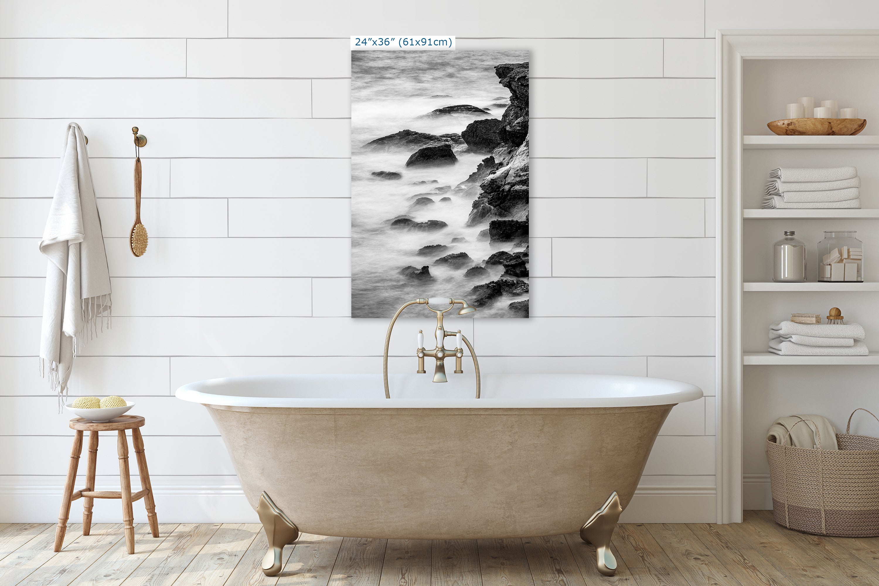 Limited Edition Fine Art Photography, Abstract Ocean Picture California Shoreline