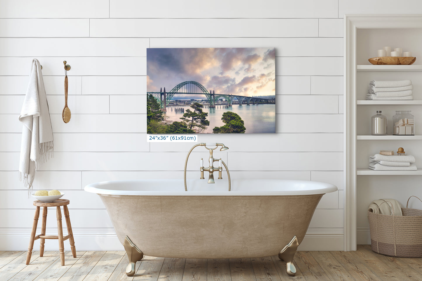 Alsea Bay Bridge Picture, Waldport Oregon Coast Ocean Picture, Pacific Northwest
