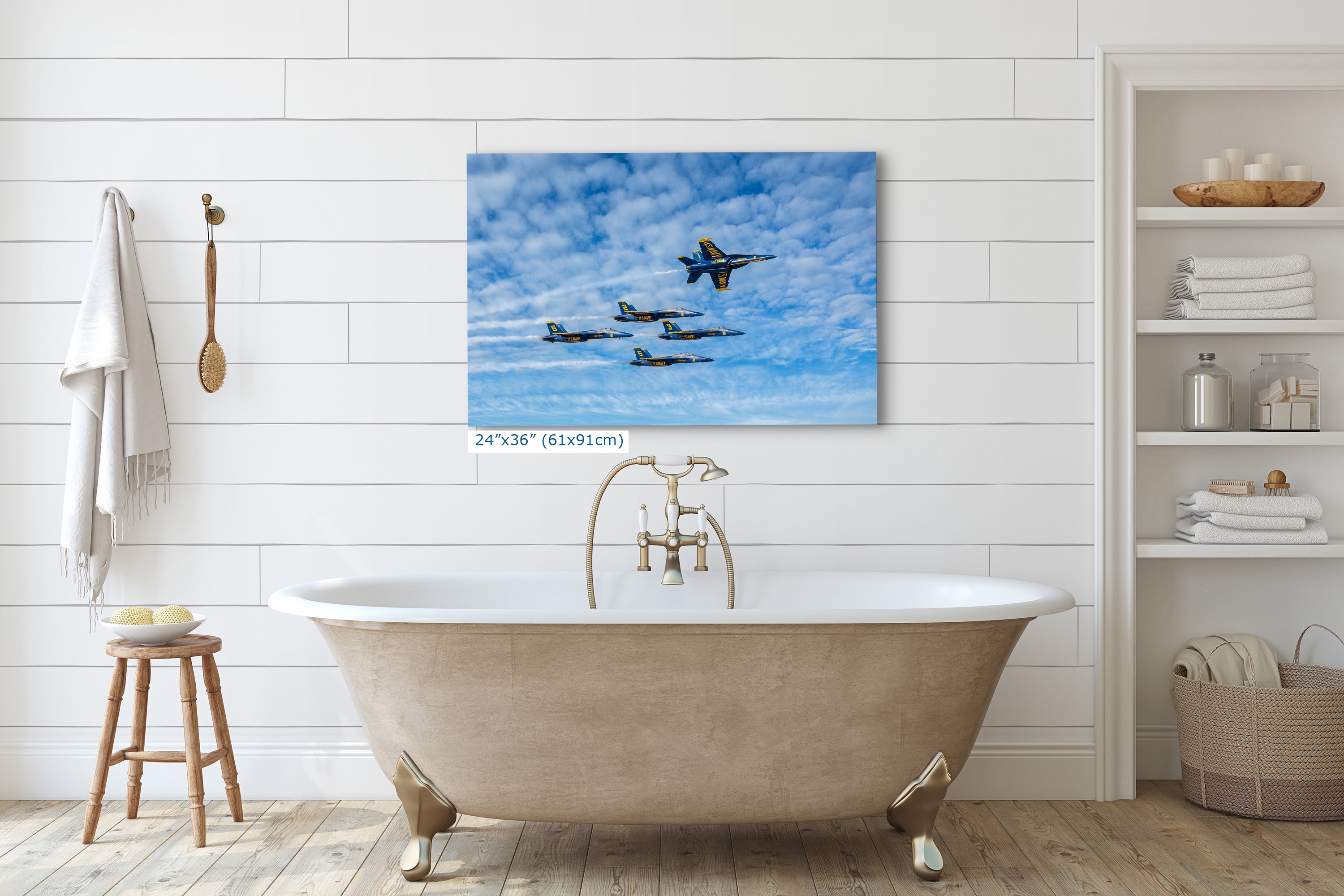 Blue Angels Aviation Artwork, FA-18 Super Hornet Military Aircraft Print