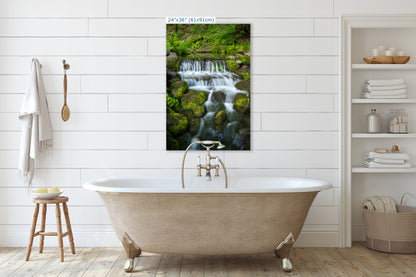 Yosemite National Park Waterfall Picture Nature Photo Relaxation Artwork for Meditation, Office, Apartment, and House Decor