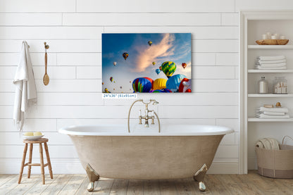 Hot Air Balloon Festival | Albuquerque New Mexico Balloon Fiesta Wall Art | Office, Cubicle & House Decor