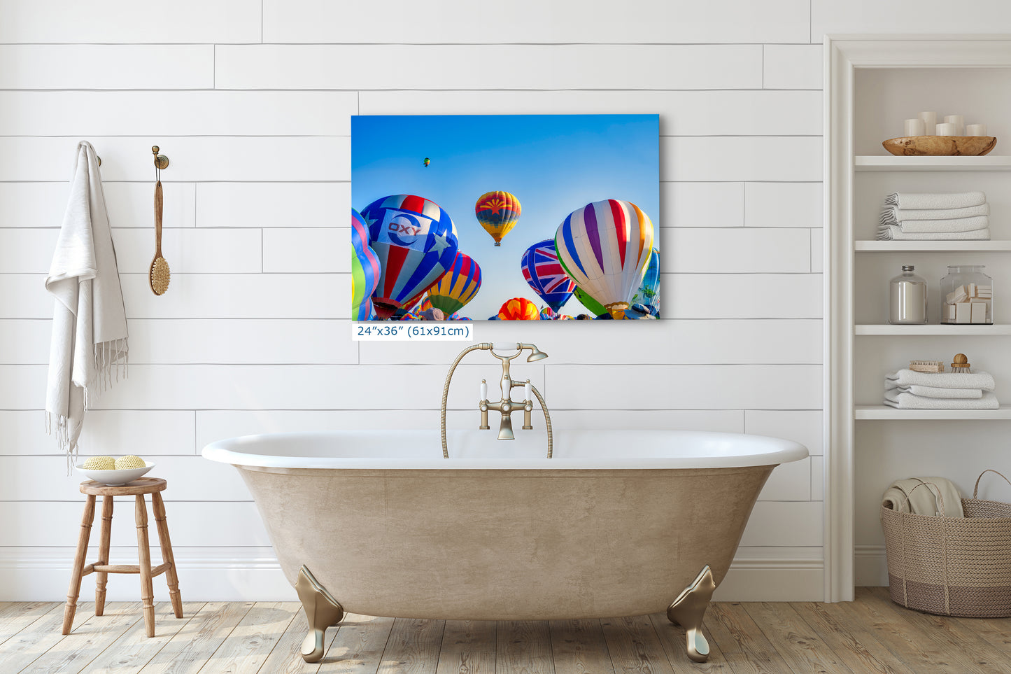 Hot Air Balloon Festival Mass Ascension Arizona Flag, Albuquerque New Mexico Balloon Fiesta Wall Art | Office, Cubicle & House Decor