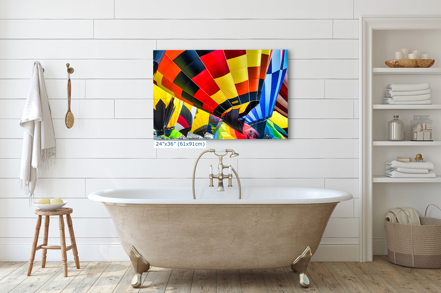 Hot Air Balloon Festival Mass Ascension Close Up | Albuquerque New Mexico Balloon Fiesta Wall Art | Office, Cubicle & House Decor