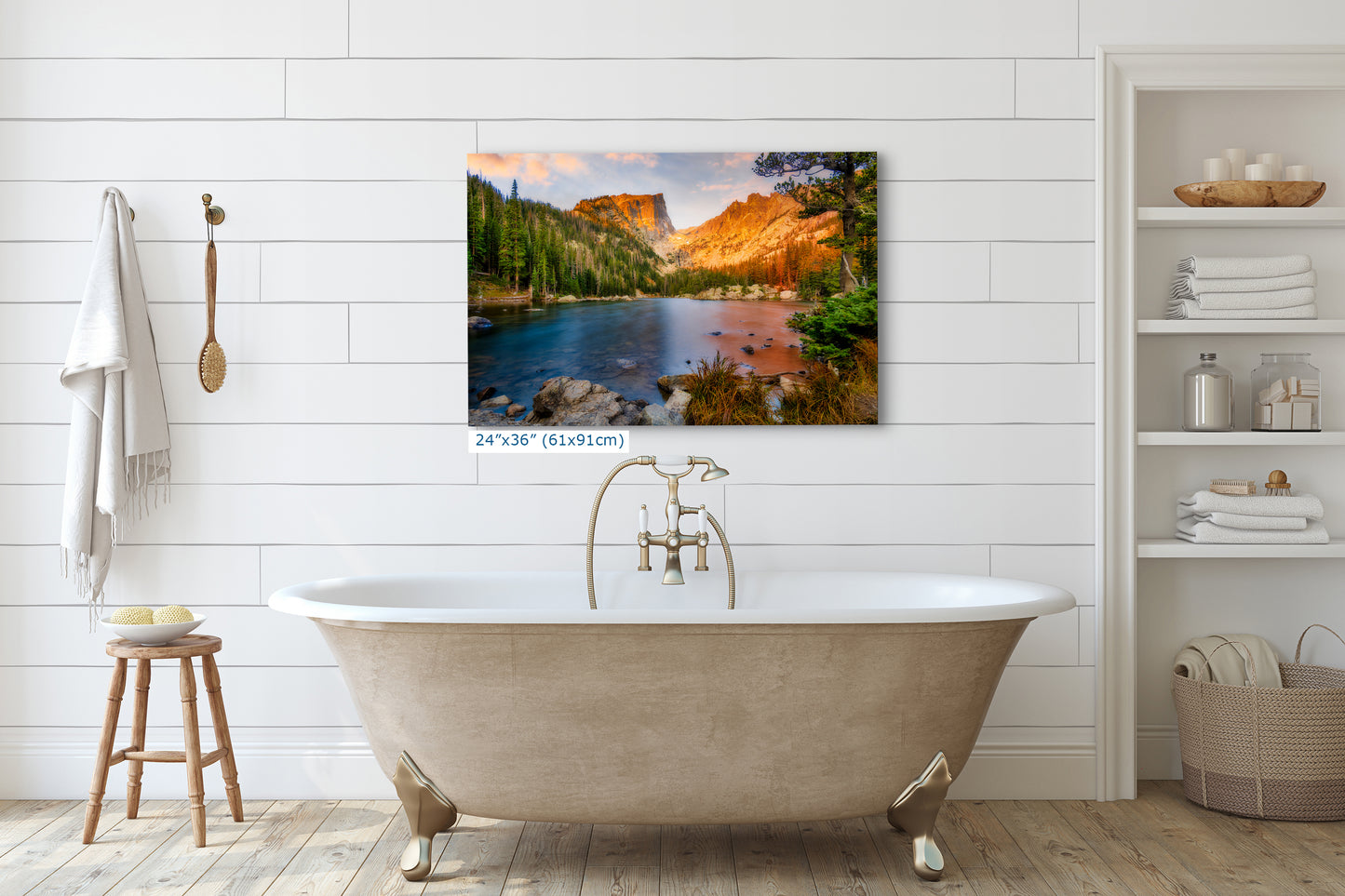 Dream Lake Rocky Mountain National Park Mountain Picture Nature Photo, Relaxation Artwork for Meditation, Office, Apartment & House Decor