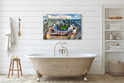 Petco Park Wall Art, San Diego Padres Skyline Print, MLB Stadium Decor
