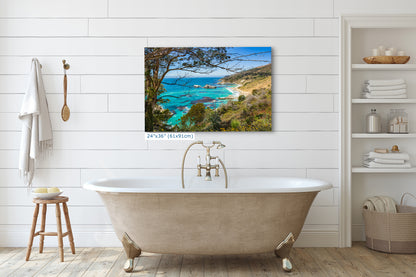 Pfeiffer Beach Big Sur California Coastline Ocean Picture Nature Photo, Relaxation Artwork, Meditation, Office House Decor