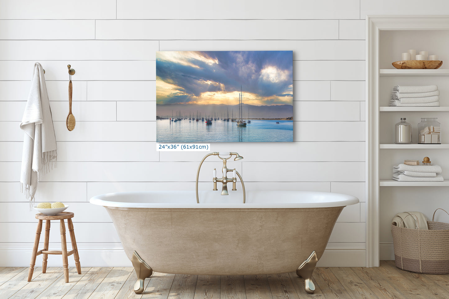 Sailboat Sunrise Morro Bay California Coastline Ocean Picture Nature Photo, Beach Picture Relaxation Artwork, Dorm Room, Office & House Decor